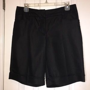 Dressy black shorts